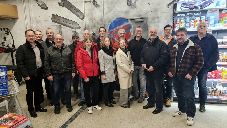 Besuch bei einem starken Mittelständler der Region: Die CDU war zu Gast beim Autoteilezulieferer Zöller in Miehlen