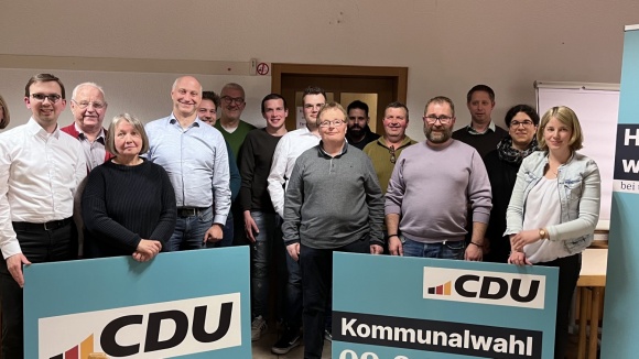 Bild 1: Das CDU #Zukunftsteam für die Gemeinderatswahl in Miehlen