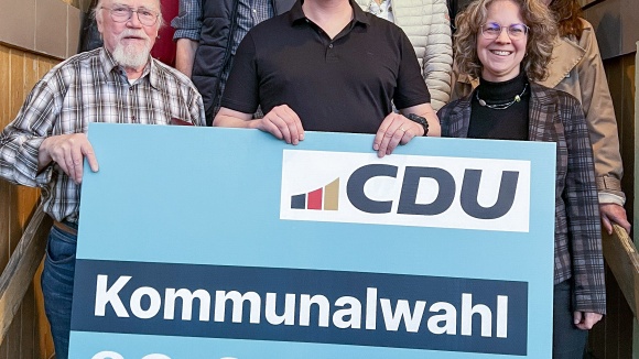 Angeführt vom Fraktionsvorsitzenden Martin Gasteyer (Mitte) ist das Team der CDU eine gute Mischung aus erfahrenen Kommunalpolitiken und neuen Bewerbern für den Stadtrat.